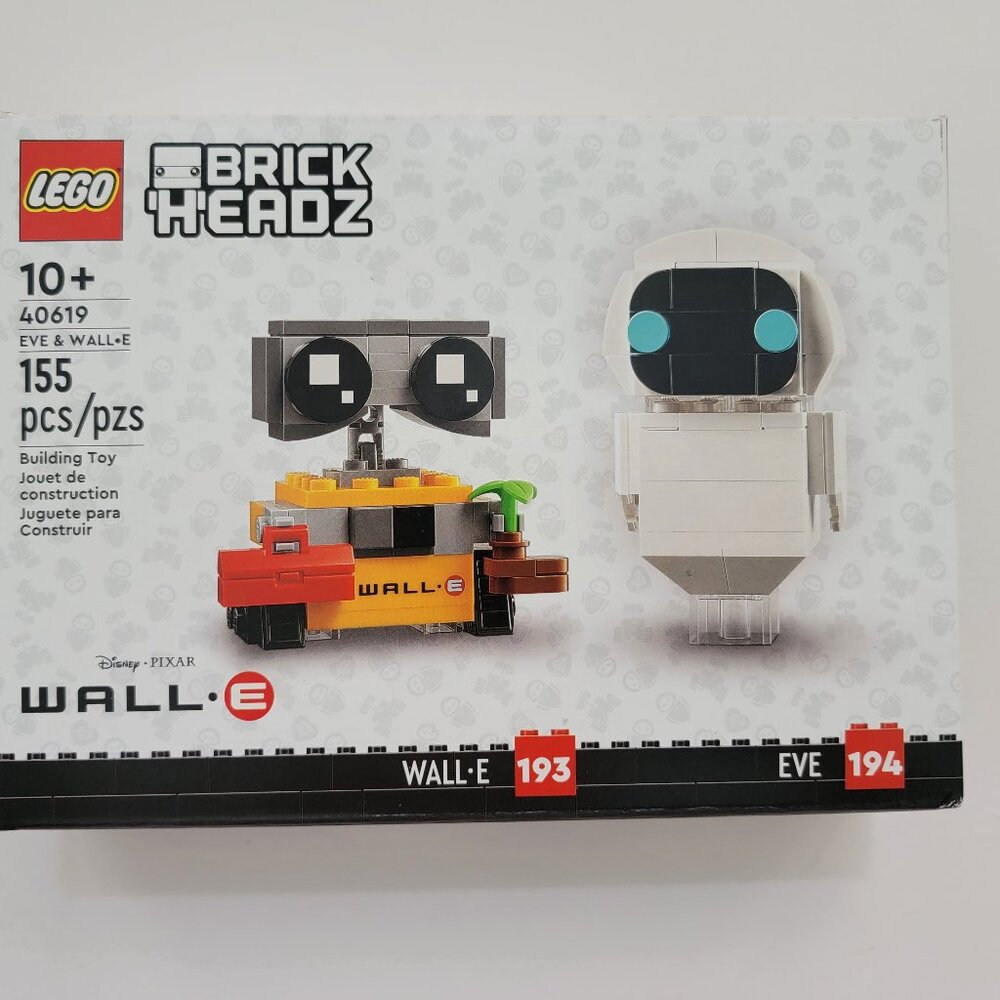 40619 LEGO BrickHeadz Disney EVE & WALL-E, new